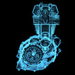 Motocycle engine