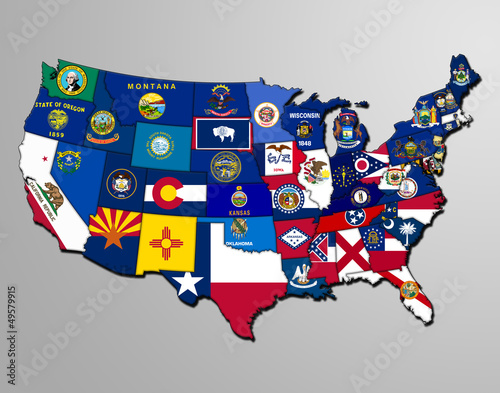 Illustration: Vereinigte Staaten von Amerika Vereinigte Staaten von Amerika