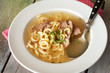 Ein Teller Suppe