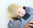 Photo: jeune garçon,regard , qui boude jeune garçon,regard , qui boude