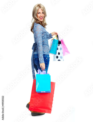 Photo: Shopping woman. Shopping woman.