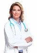 Doctor woman with a stethoscope.