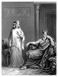 Illustration: Antiquity : oriental King & Queen Antiquity : oriental King & Queen