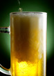 boccale di birra bionda