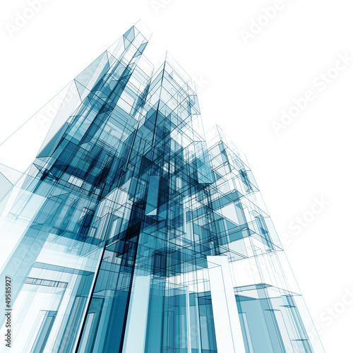Illustration: Abstract building Abstract building