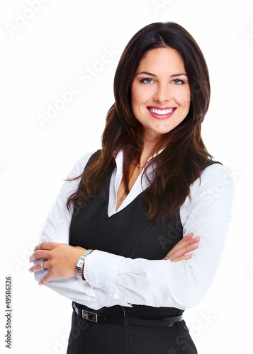 Photo: Beautiful young business woman. Beautiful young business woman.