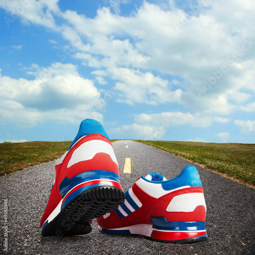 Photo: Running shoes. Running shoes.