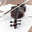 Violin with bow