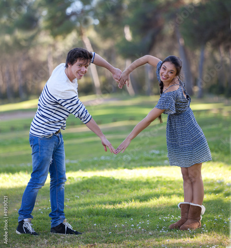 Photo: heart love couple heart love couple