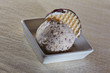 Stracciatellaeis mit Waffel
