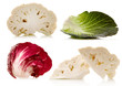 cabbages on white
