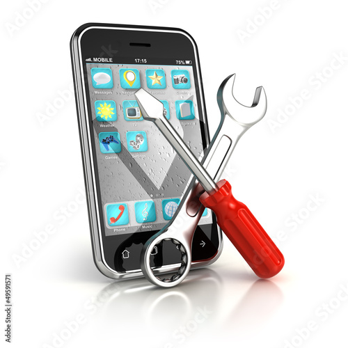 Illustration: Smartphone repair Smartphone repair