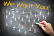 We want You Wir suchen Dich