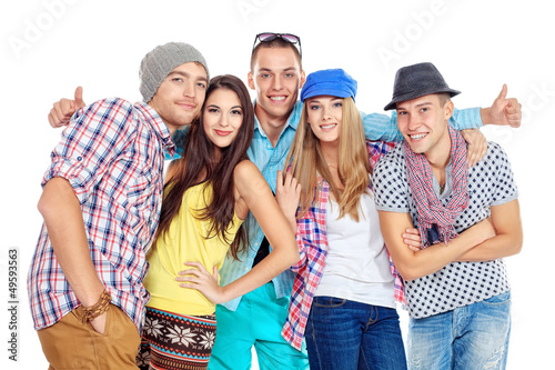 Photo: cheerful friends cheerful friends