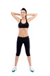 Foto: Young lady exercising Young lady exercising