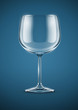 glass goblet for wine vector illustration EPS10. Transparent