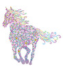 flowers horse