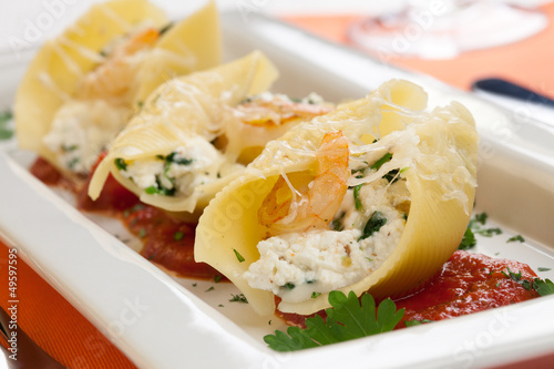Photo: Shrimp Pasta Shells Shrimp Pasta Shells