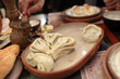 Photo: Hot Khinkali in restaurant Hot Khinkali in restaurant