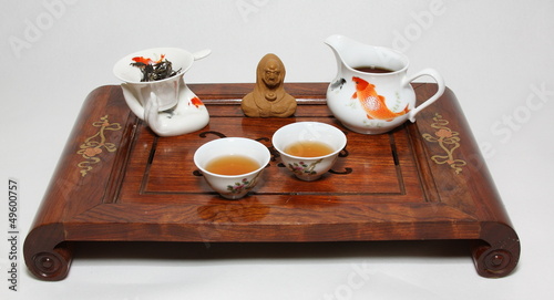 Photo: Chinese tea ceremony table Chinese tea ceremony table
