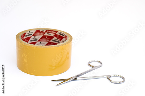 Photo: Duct tape and scissor Duct tape and scissor