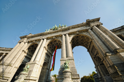 Photo: The Triumphal Arch in Brussels, Belgium The Triumphal Arch in Brussels, Belgium