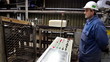 worker in the production of rubber