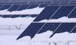 Foto: solar panels in winter solar panels in winter