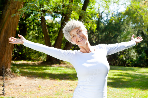 Photo: happy old woman happy old woman