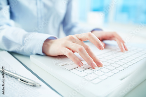 Photo: Typing hands Typing hands