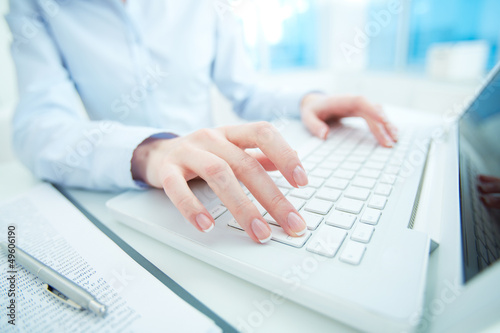 Photo: Using laptop Using laptop