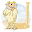 Vector: Cartoon thinker Cartoon thinker