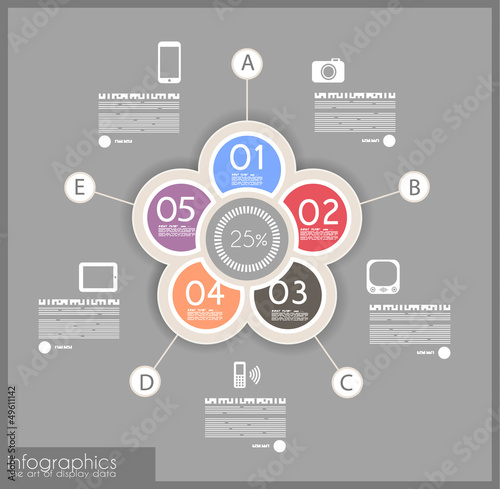 Vector: Infographic design for product ranking Infographic design for product ranking