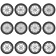 Vektor: automotive wheel with alloy wheels, vector illustration automotive wheel with alloy wheels, vector illustration