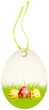 Hangtag Easter Eggs Green/Red/Yellow