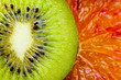 slices of kiwi and orange