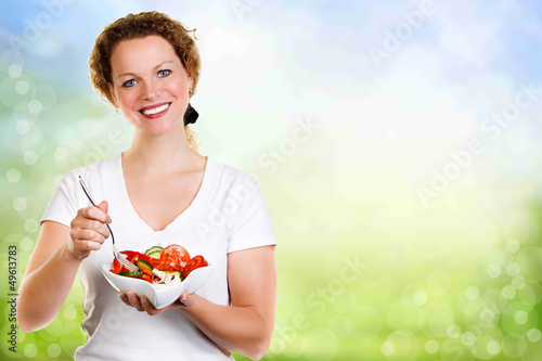 Photo: gesunde ernährung mit salat gesunde ernährung mit salat