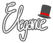 Elegance sticker