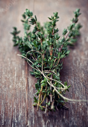 Photo: Bunch of Fresh Thyme Bunch of Fresh Thyme