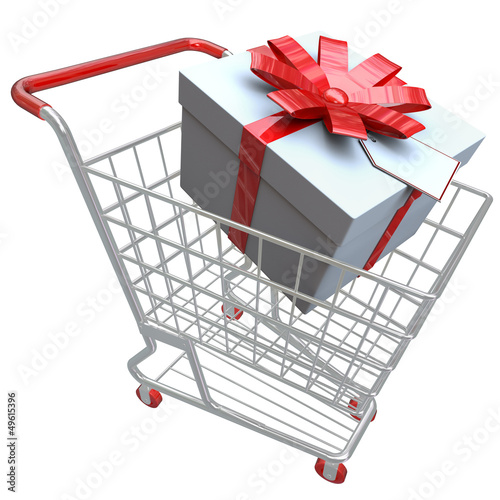 Illustration: Present in Shopping Cart Present in Shopping Cart