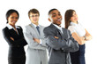Group of business people. Business team.