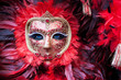 Photo: Close up of red carnival mask in Venice, Italy Close up of red carnival mask in Venice, Italy
