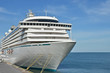 Cruise tourist ship in Black sea, Odessa, Ukraine