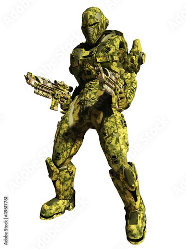 Illustration: Space Marine - Shooting from the Hip Space Marine - Shooting from the Hip