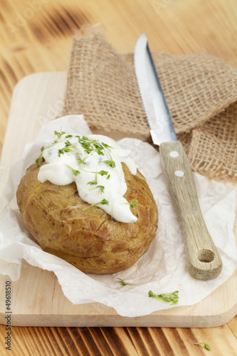 Photo: Ofenkartoffel mit Quark Ofenkartoffel mit Quark