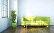 modernes Sofa grün