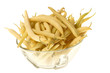 fresh yellow beans in bowl