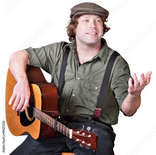 Photo: Guitarist with Arm Extended Guitarist with Arm Extended