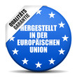 Vektor: button rund band hergestellt in der eu I button rund band hergestellt in der eu I