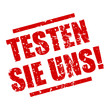 stempel eckig testen sie uns! I